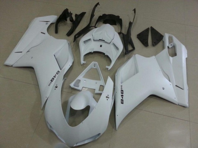Ducati 848 Motorrad Verkleidung 2007-2014 - Weiss