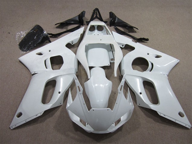Yamaha YZF R6 Motorrad Verkleidung 1998-2002 - Weiss