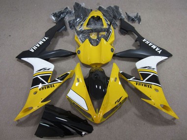 Yamaha YZF R1 Motorrad Verkleidung 2004-2006 - Gelb Weiss Schwarz