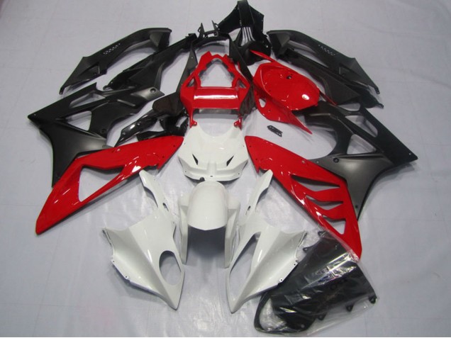 BMW S1000RR Abs Verkleidungen 2009-2014 - Weiss Rot Matt Schwarz