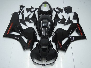 Honda CBR1000RR Motorrad Verkleidung 2012-2016 - Glanzendes Schwarz Rot Aufkleber