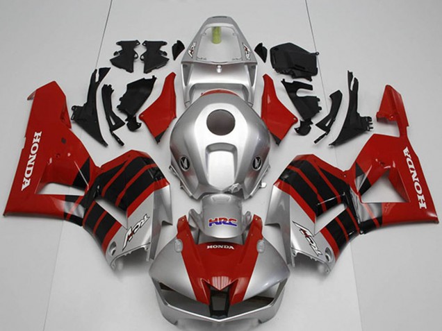 Honda CBR1000RR Motorrad Verkleidung 2012-2016 - Silber Rot Schwarz HRC