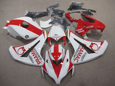 Honda CBR1000RR Motorrad Verkleidung 2008-2011 - Weiss Rot Pramac