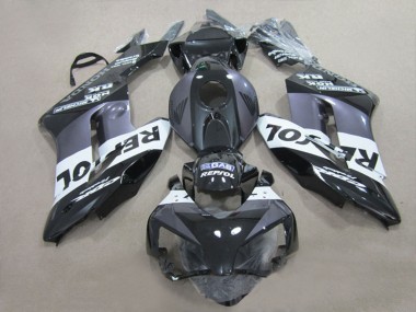Honda CBR1000RR Motorrad Verkleidung 2004-2005 - Glanzendes Schwarz Weiss Grau Repsol