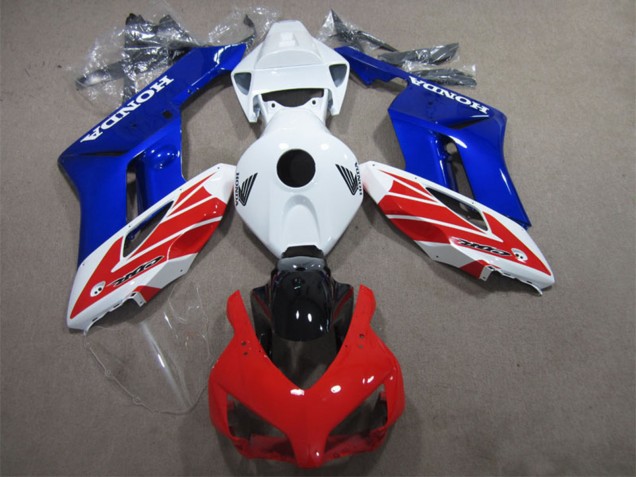 Honda CBR1000RR Motorrad Verkleidung 2004-2005 - Weiss Rot Blau