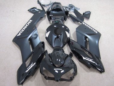 Honda CBR1000RR Motorrad Verkleidung 2004-2005 - Glanzendes Schwarz Matt Schwarz Weiss Aufkleber