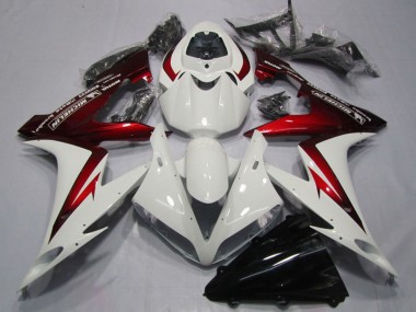 Honda CBR1000RR Motorrad Verkleidung 2004-2005 - Weiss Rot
