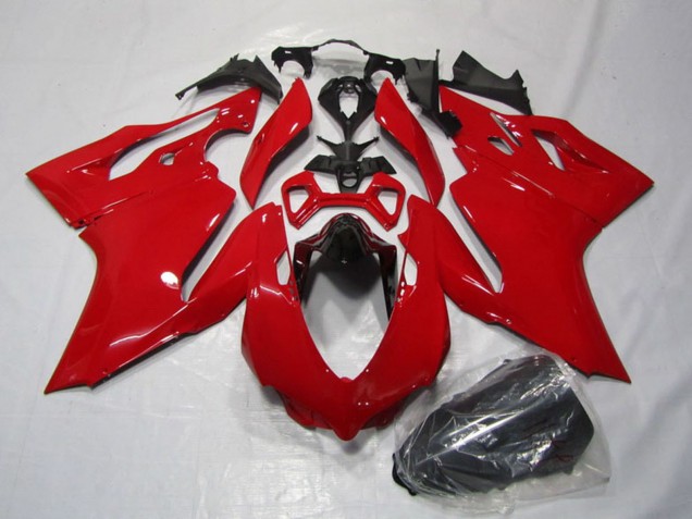 Ducati 1199 Motorrad Verkleidungen Kit 2011-2014 - Rot