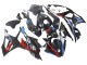 BMW S1000RR Motorrad Verkleidung 2023-2024 - Blau Rot Carbonfaser