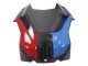 BMW S1000RR Motorrad Verkleidung 2023-2024 - Blau Rot Carbonfaser