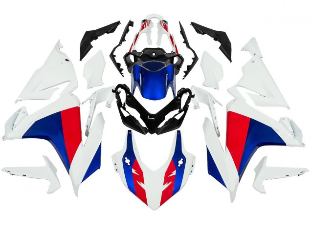Honda CBR500R Motorrad Verkleidung 2022-2023 - Weiss Rot Blau