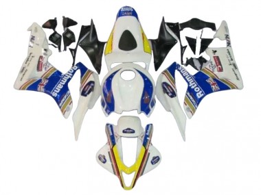 Honda CBR600RR Motorrad Verkleidung 2007-2008 - Weiss Blau Gelb Rothmans