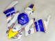 Honda CBR1000RR Motorrad Verkleidung 2004-2005 - Weiss Blau Gelb Rothmans