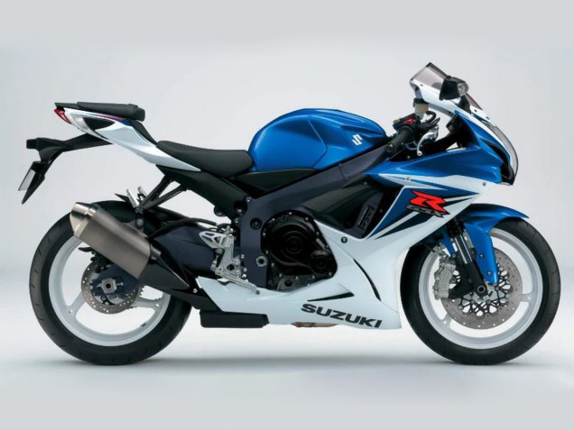 Suzuki GSXR 600/750 Motorrad Verkleidung 2011-2024 - Blau Weiss