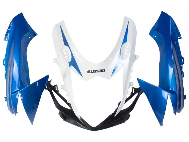 Suzuki GSXR 600/750 Motorrad Verkleidung 2011-2024 - Blau Weiss
