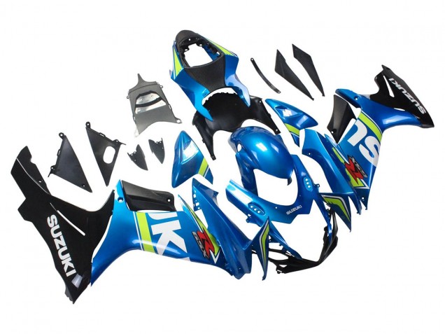 Suzuki GSXR 600/750 Motorrad Verkleidung 2011-2024 - Blau Weiss Grun Schwarz