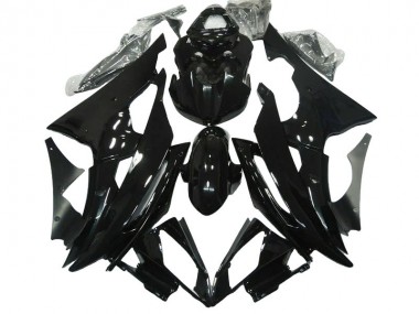 Yamaha YZF R6 Motorrad Verkleidung 2008-2016 - Glanzendes Schwarz