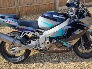 Kawasaki Ninja ZX9R Motorrad Verkleidung 2002-2003 - Blau Silber