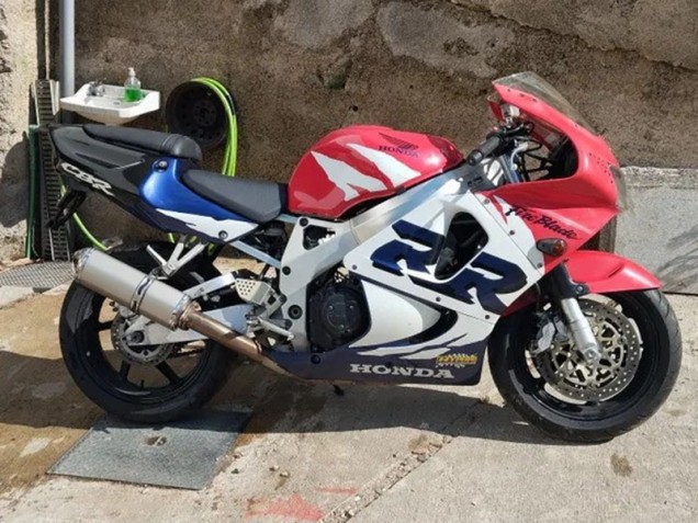 Honda CBR900RR 919 Motorrad Verkleidung Kit 1998-1999 - Weiss Rot Blau